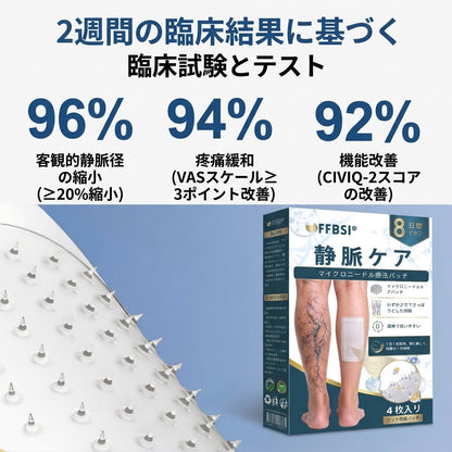 FFBSI® 脚の悩みに寄り添うマイクロニードルケアパッチ ⚡ 貼るだけの簡単ケアで、すっきり快適な毎日へ